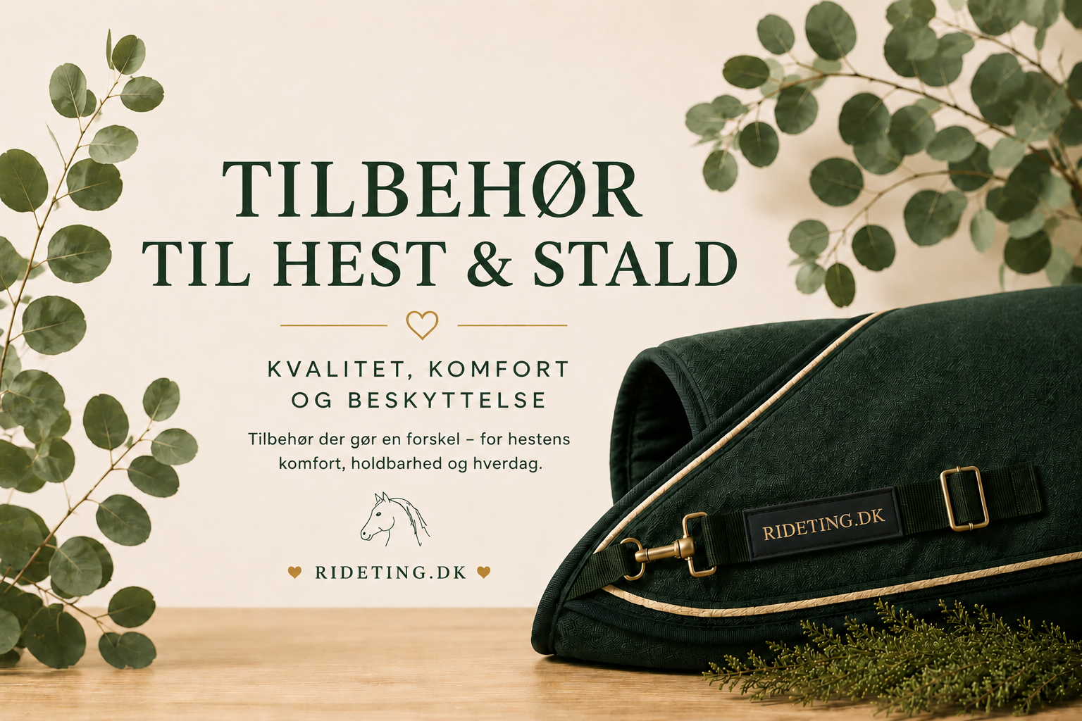 Udstyr & tilbehør til hest & stald