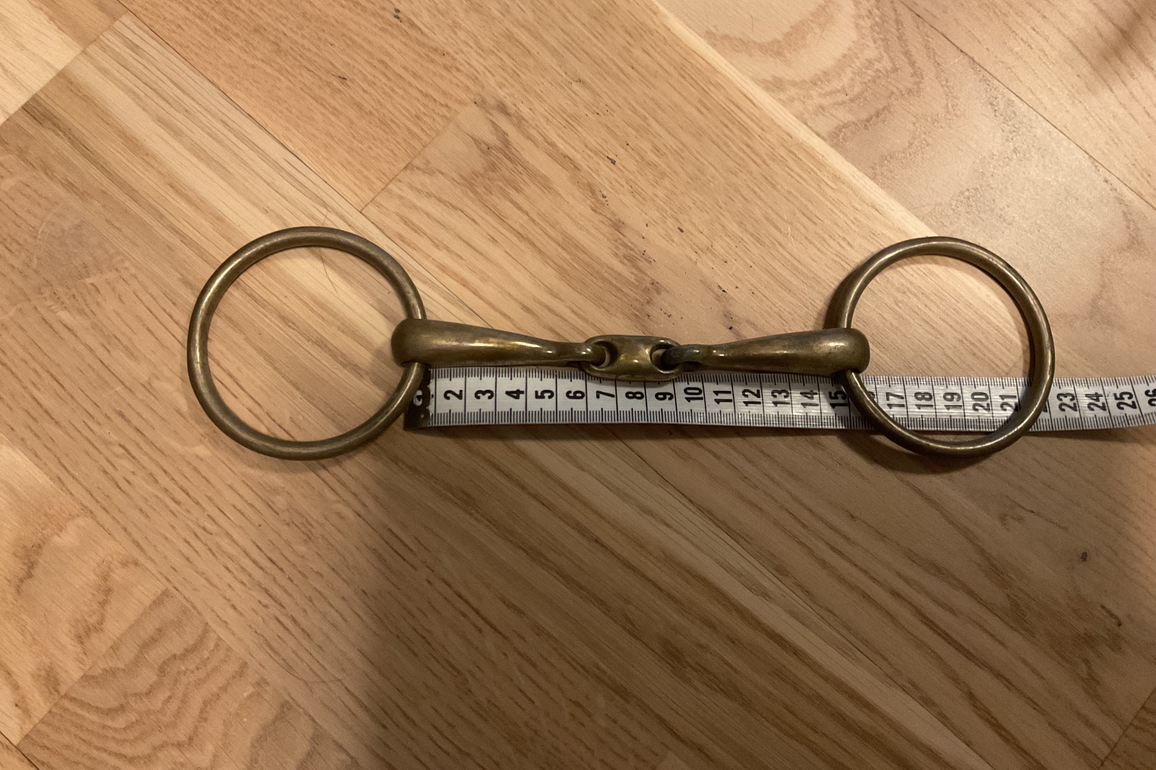 Bid 3-delt messingbid – str. ca. 13,5 cm