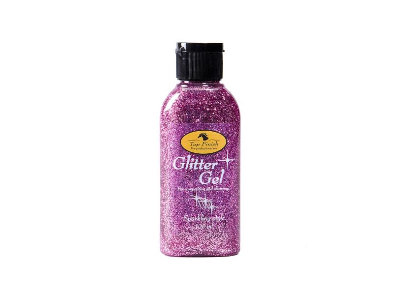 Top Finish Glitter Gel – Glitrende gel til hest, stævner og shows - 100ml