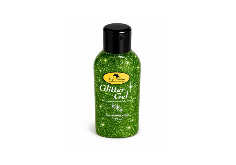 Top Finish Glitter Gel – Glitrende gel til hest, stævner og shows - 100ml