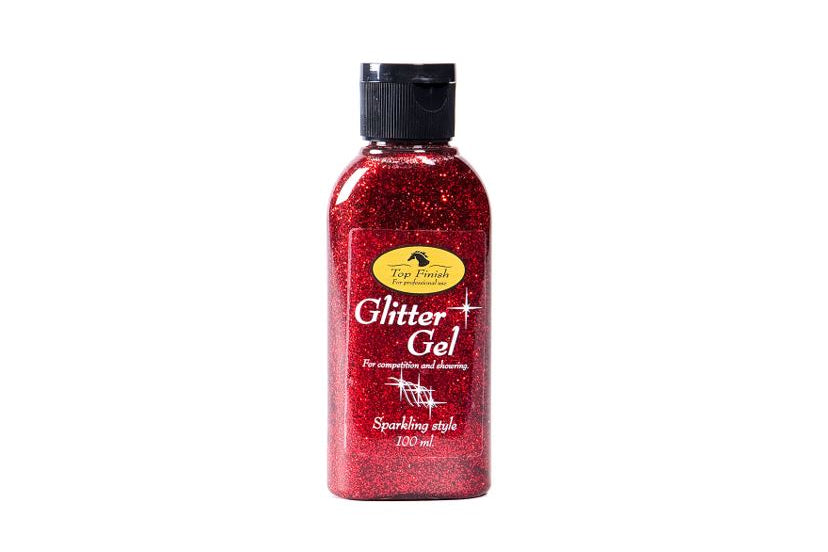 Top Finish Glitter Gel – Glitrende gel til hest, stævner og shows - 100ml