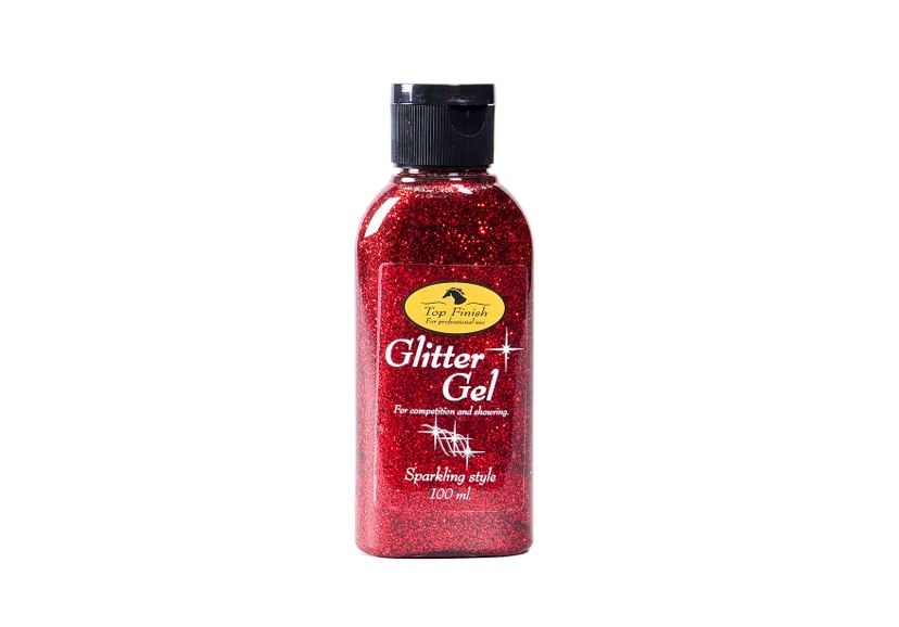 Top Finish Glitter Gel – Glitrende gel til hest, stævner og shows - 100ml