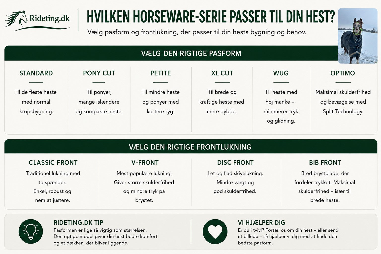 08. Hvilken Horseware-serie passer til din hest?