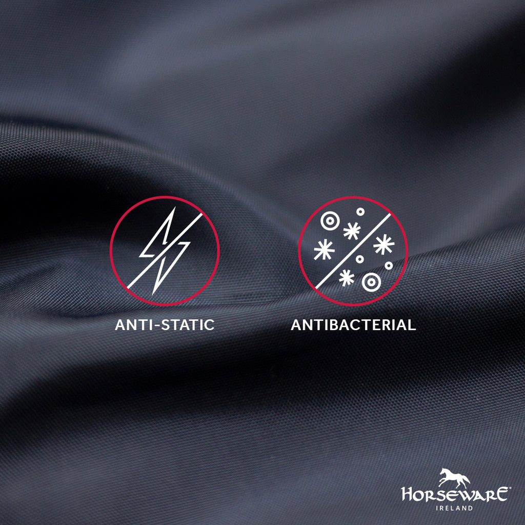 Horseware Rambo Duo Plus 1000D Ballistic Nylon, Turnout 100g , inkl. hals og 300g liner - Regndækken / Overgangsdækken / Vinterdækken