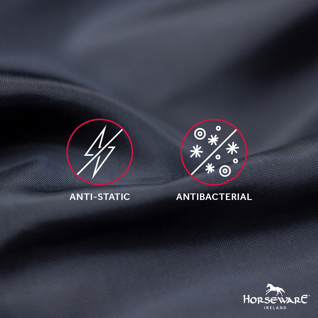 Horseware Rambo Duo Plus 1000D Ballistic Nylon, Turnout 100g , inkl. hals og 300g liner - Regndækken / Overgangsdækken / Vinterdækken