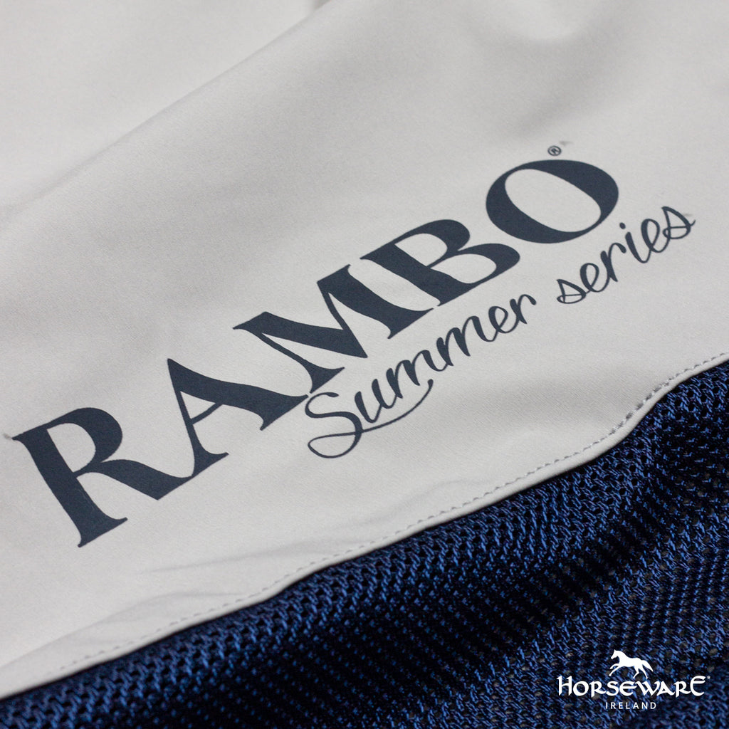 Rambo Summer Series V-Front, inkl. hals og 100 g liner - Fleksibelt sommer- og fluedækken / insektdækken til skiftende vejr