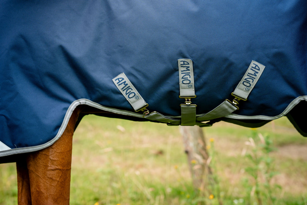 Horseware Amigo 1200D Plus Turnout 100g, inkl. hals - Overgangsdækken