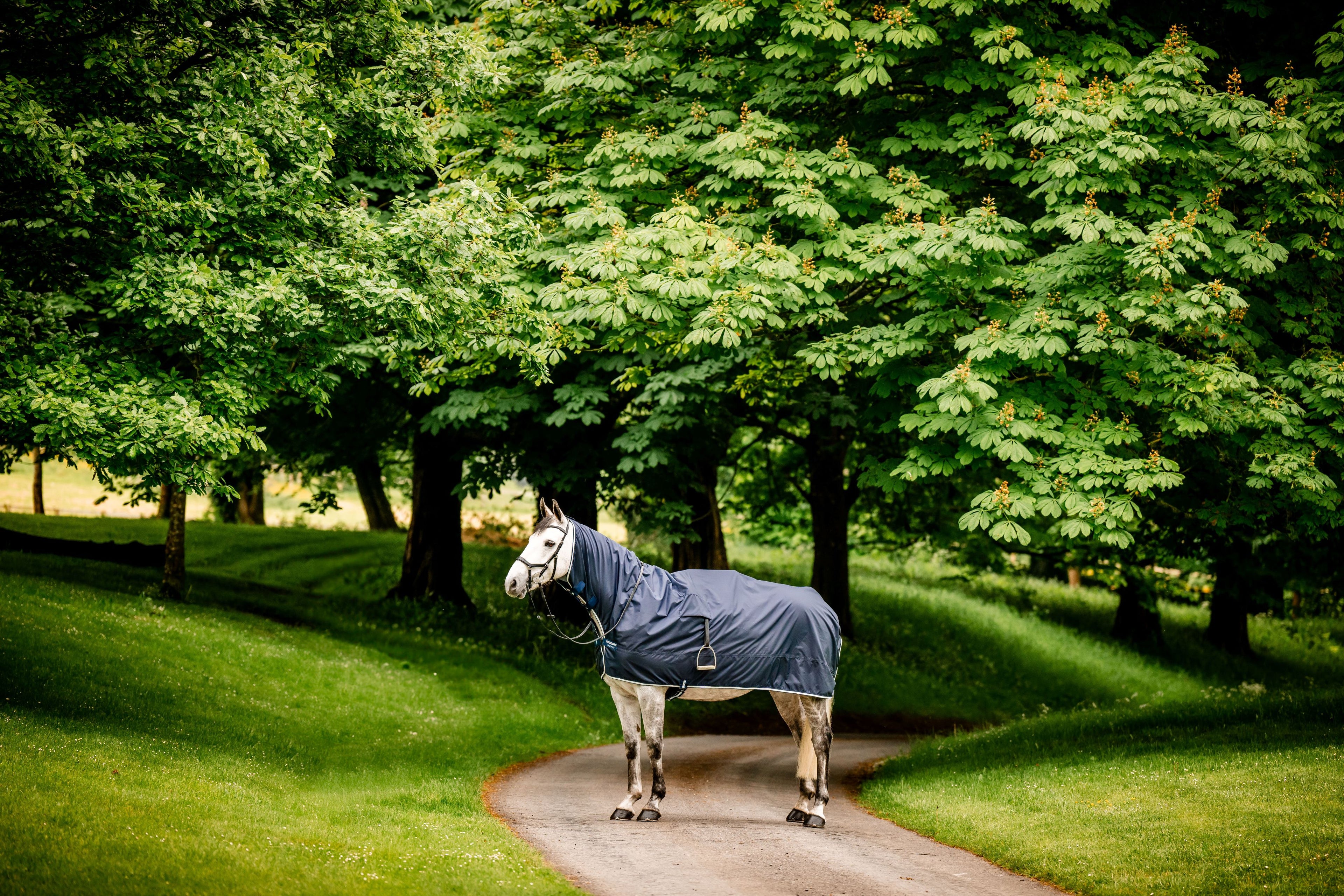 Horseware Newmarket Rain Sheet Ridedækken - Vandtæt ridedækken med fleecefor