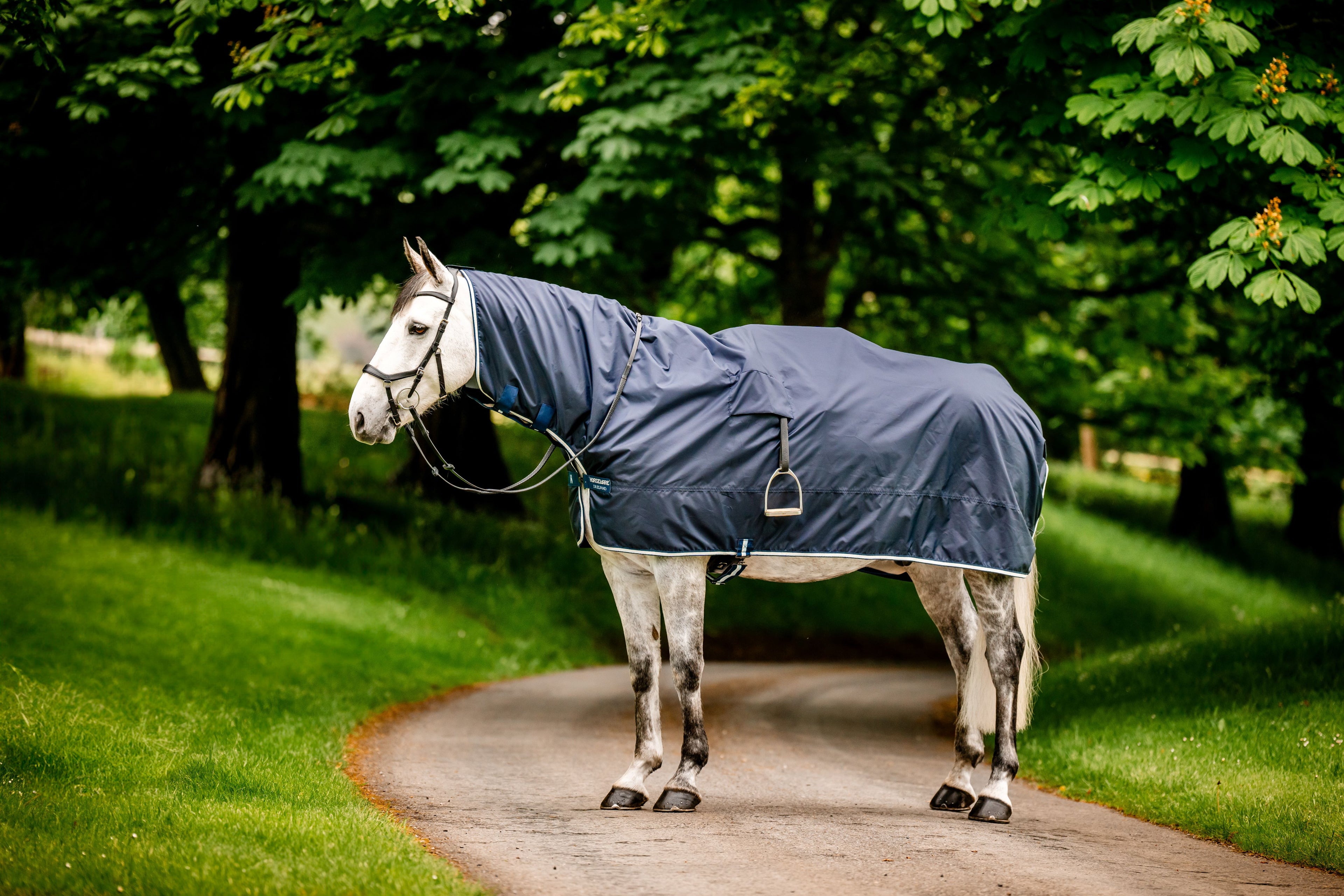Horseware Newmarket Rain Sheet Ridedækken - Vandtæt ridedækken med fleecefor