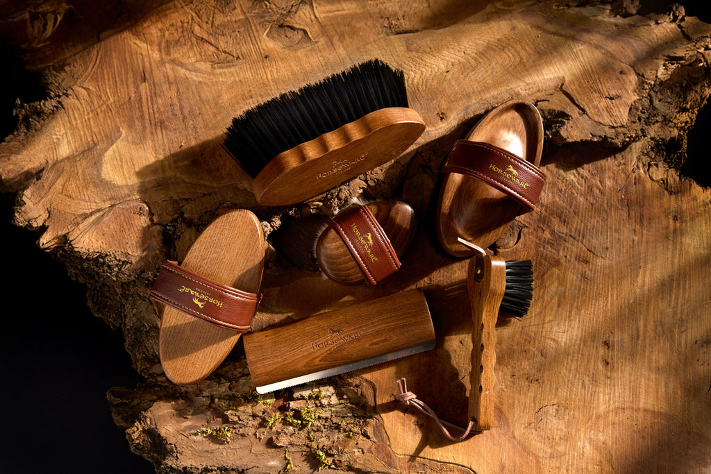 Horseware Signature Body Brush Strigle – Effektiv daglig pleje med naturlige hestehår
