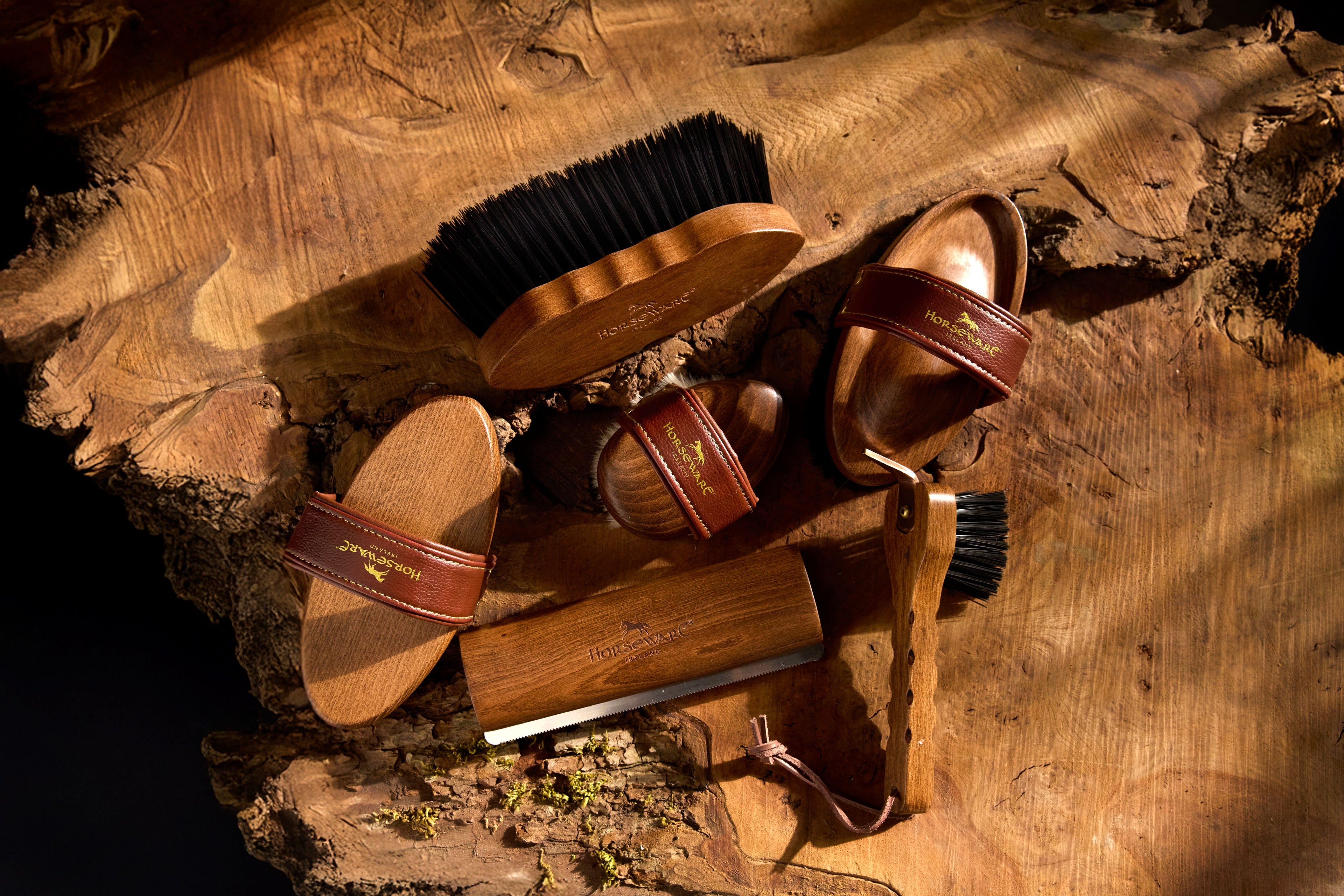 Horseware Signature Body Brush Strigle – Effektiv daglig pleje med naturlige hestehår