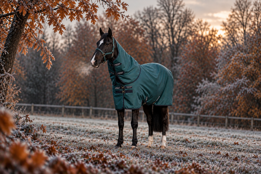 Horseware Amigo Ripstop 900D Plus Turnout 200g inkl. hals - Overgangsdækken / Vinterdækken