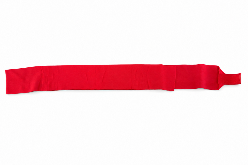 Fleecebandager med velcrolukning 4 stk. 200x12cm - Rød