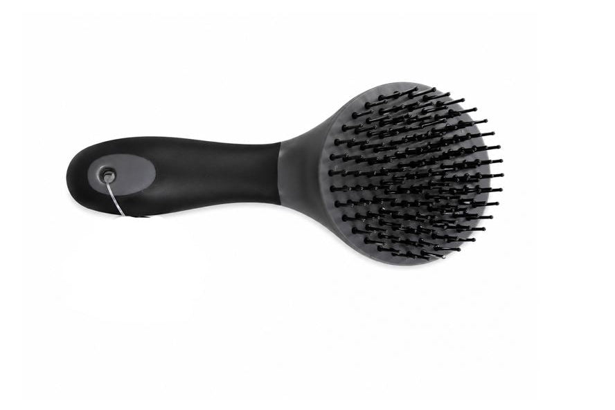 Man- og halebørste til hest – Ergonomisk & skånsom 23,5x10,5cm - Grå