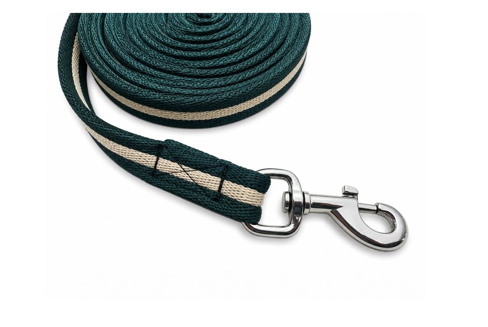 Soft Longeline 8 m – Mørkegrøn/Beige