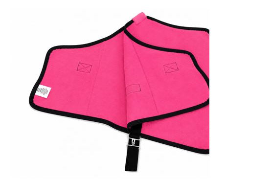 Fleecedækken/sveddækken – Pink, blødt og komfortabelt str.75 & 95