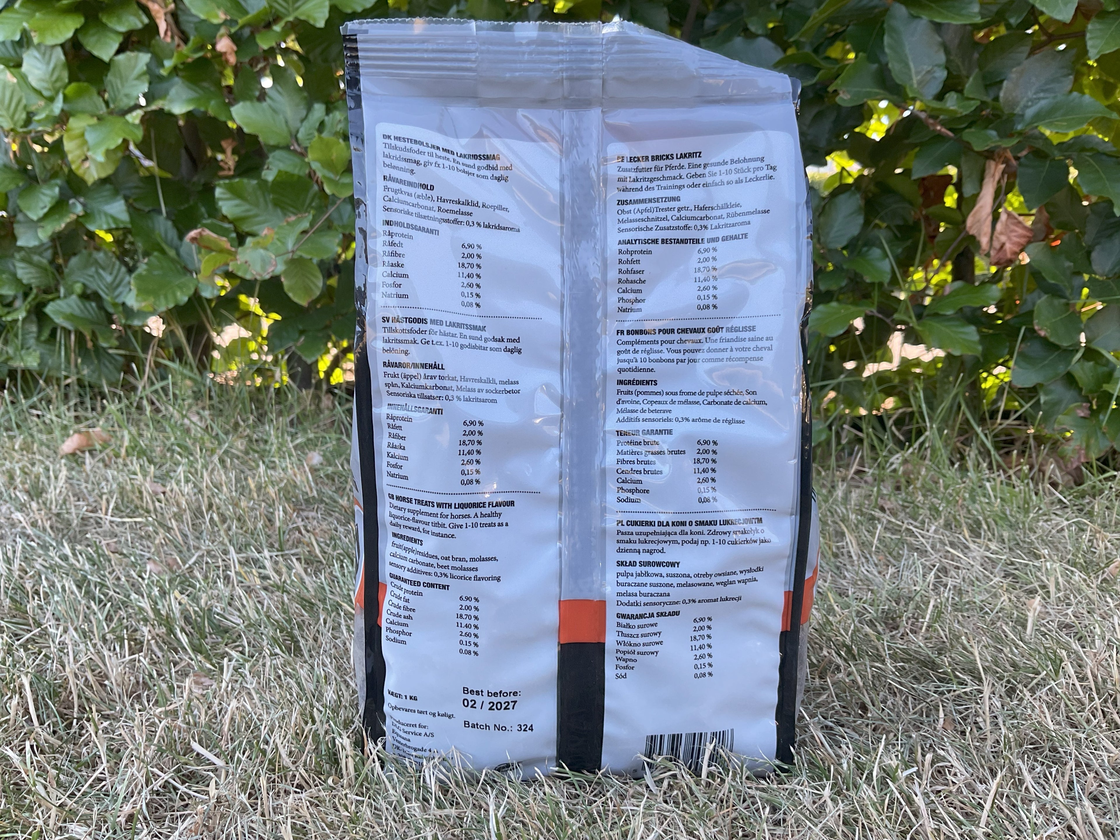Equsana Hestebolcher med Lakrids 1 kg