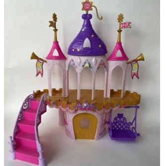 My Little Pony slot med trappe og gynge – pink/lilla – ca. 45 x 40 cm