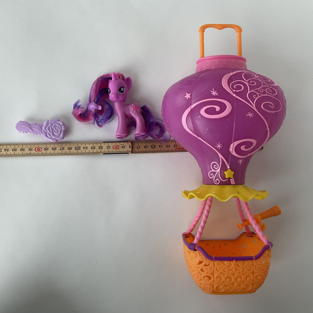 My Little Pony pony med luftballon – inkl. børste og hårspænde