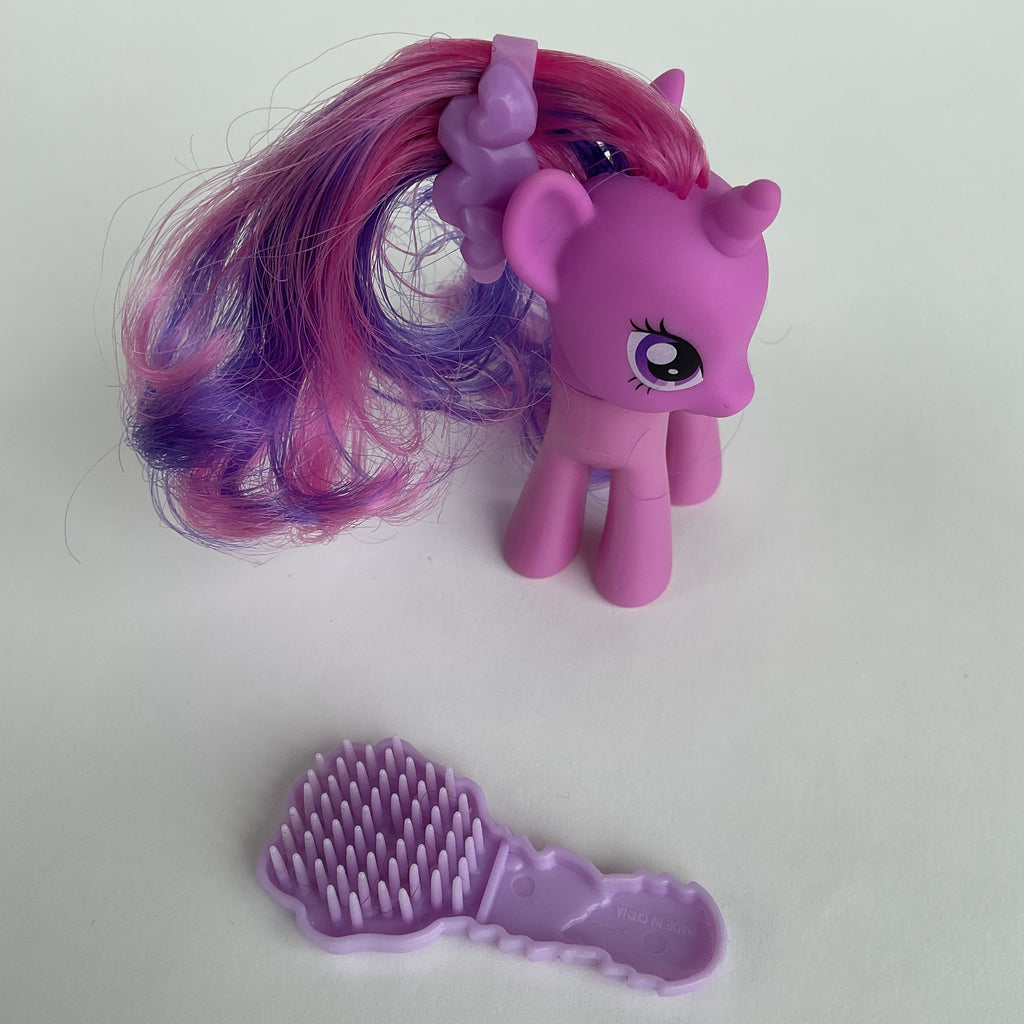 My Little Pony pony med luftballon – inkl. børste og hårspænde