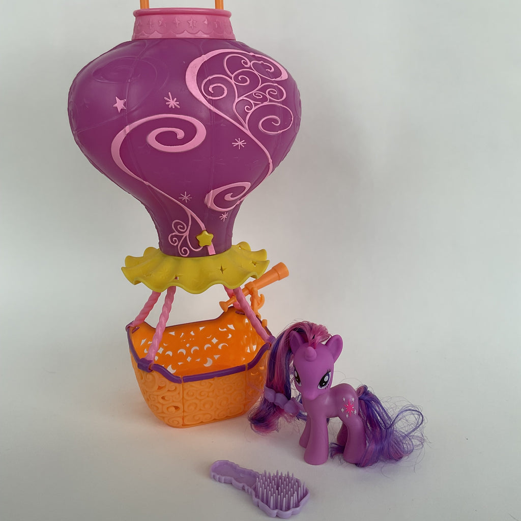 My Little Pony pony med luftballon – inkl. børste og hårspænde