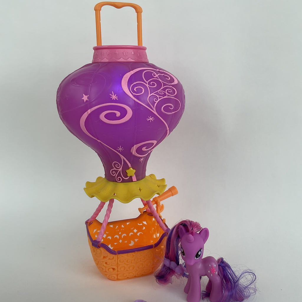My Little Pony pony med luftballon – inkl. børste og hårspænde