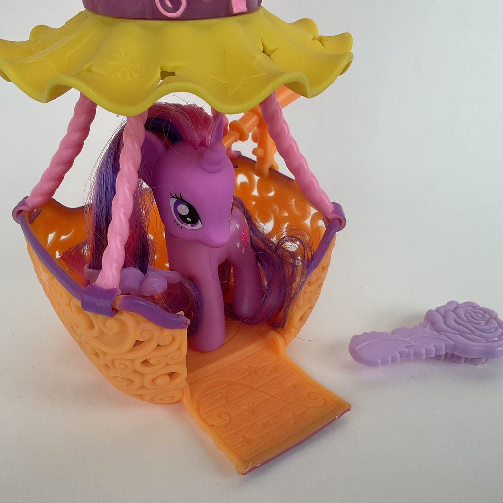 My Little Pony pony med luftballon – inkl. børste og hårspænde