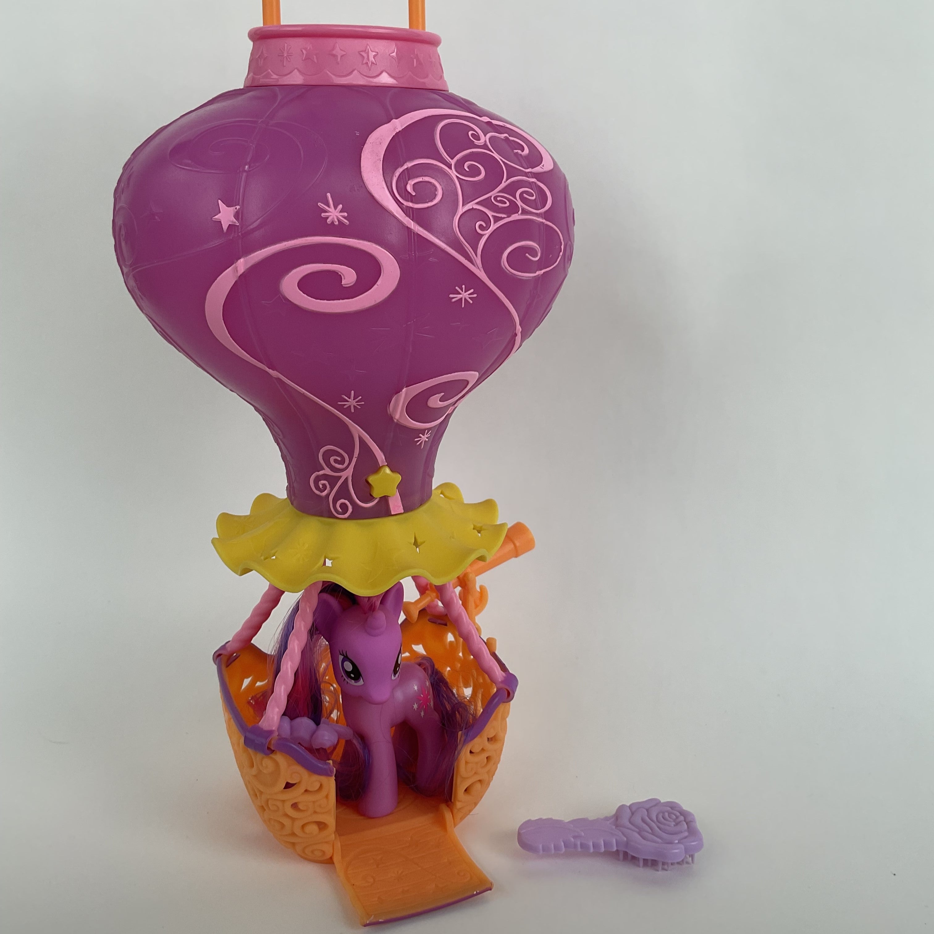 My Little Pony pony med luftballon – inkl. børste og hårspænde