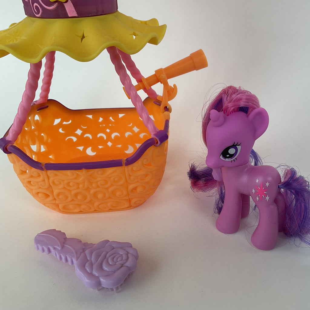 My Little Pony pony med luftballon – inkl. børste og hårspænde