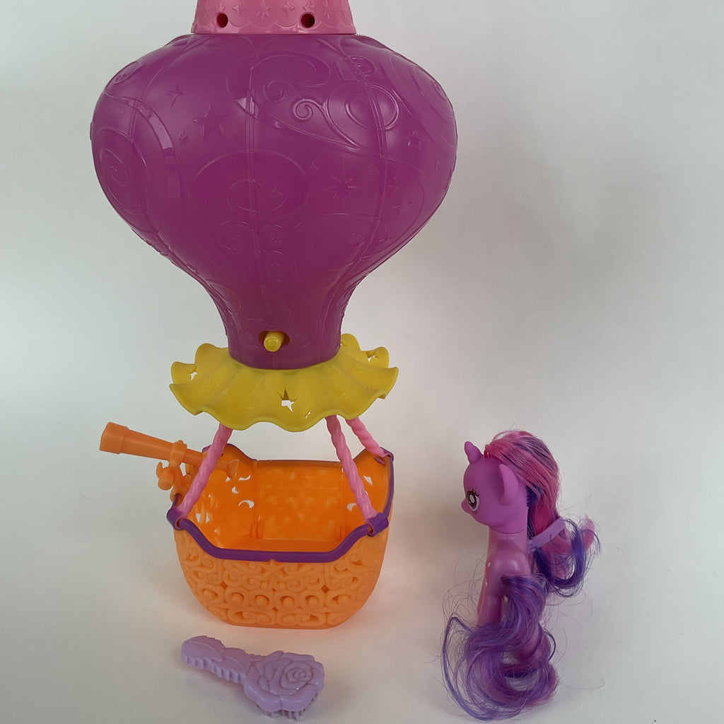 My Little Pony pony med luftballon – inkl. børste og hårspænde