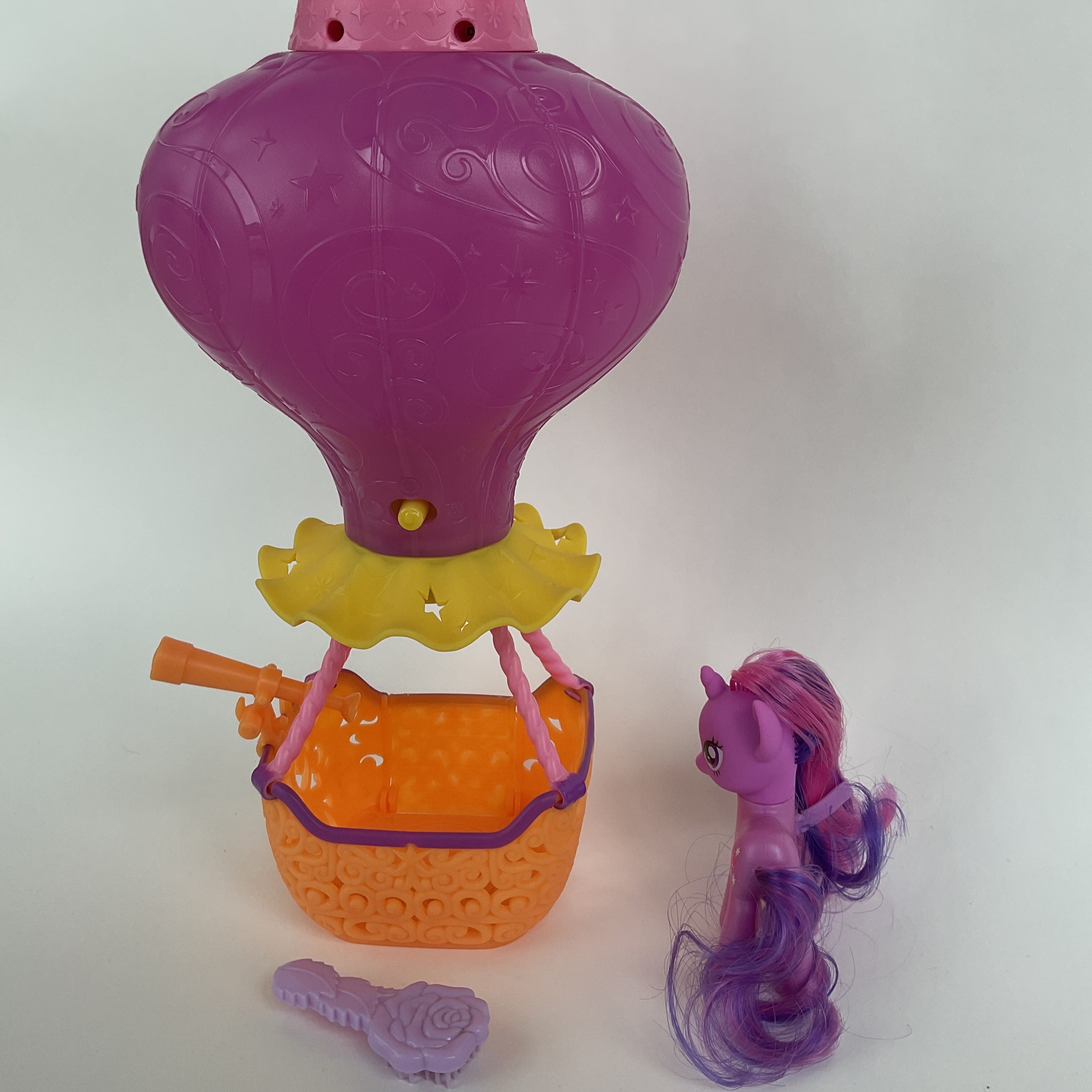 My Little Pony pony med luftballon – inkl. børste og hårspænde