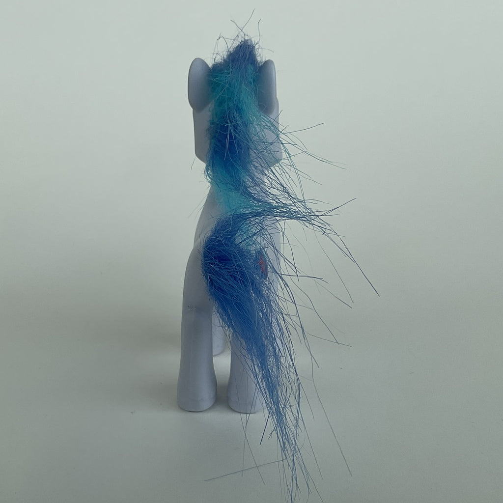 My Little Pony enhjørning – lyseblå med blå man – ca. 11 cm