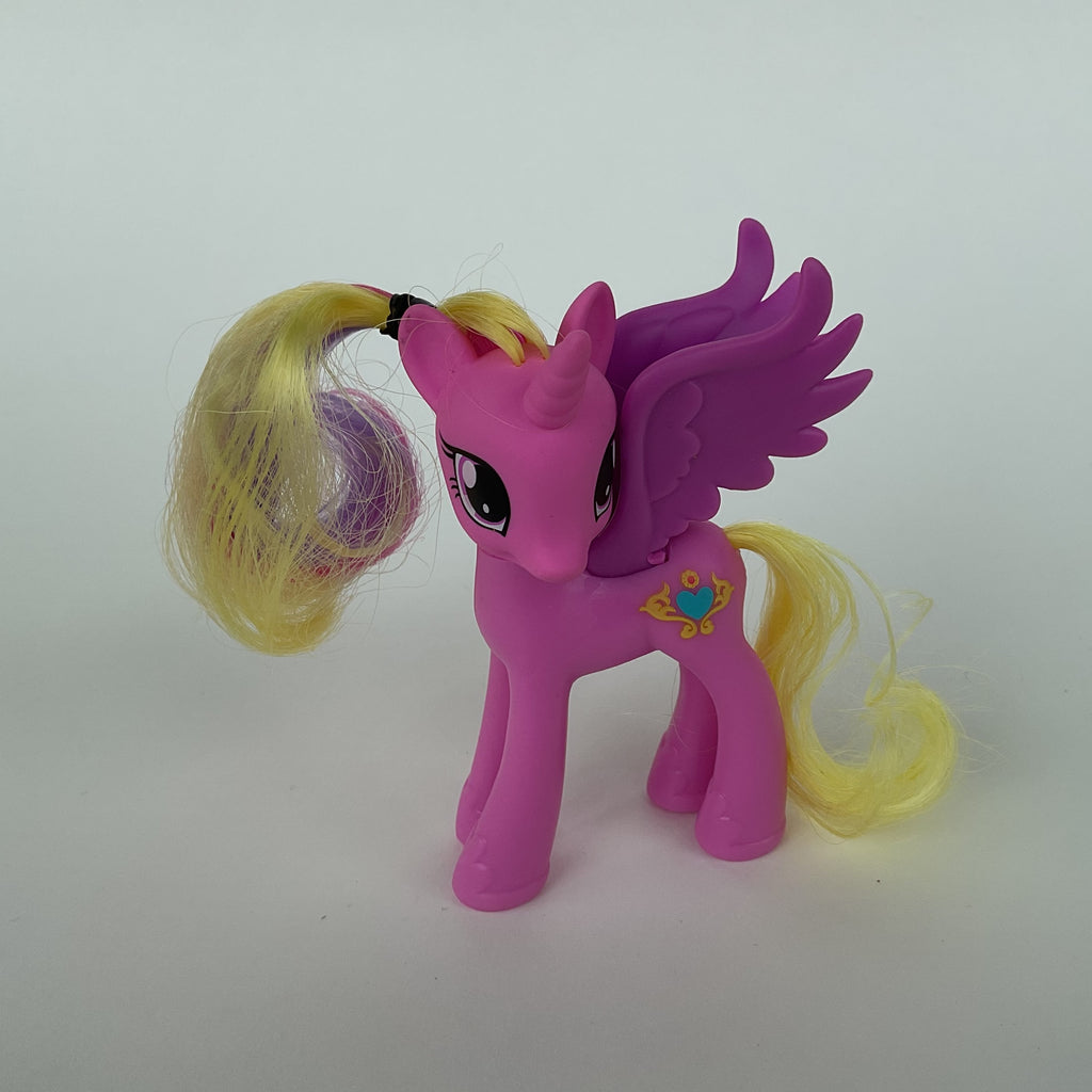 My Little Pony prinsessefigur med vinger – pink/gul – ca. 10,5 cm