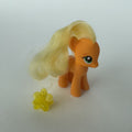 My Little Pony ponyfigur med gult hår og hårspænde – orange/gul – ca. 8,5 cm