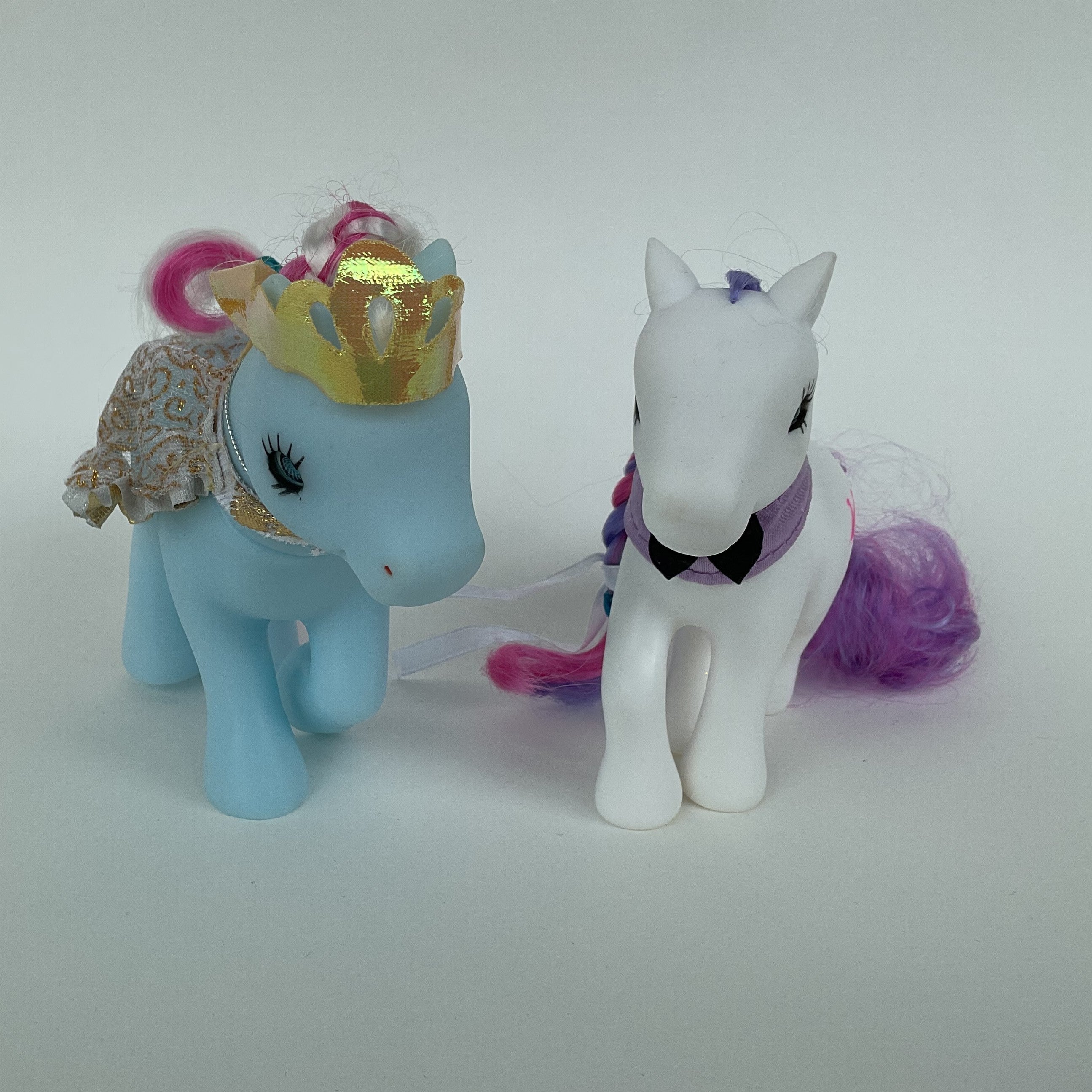 Ponyfigurer prinsesse- og bryllupssæt sælges samlet – ca. 12-14 cm