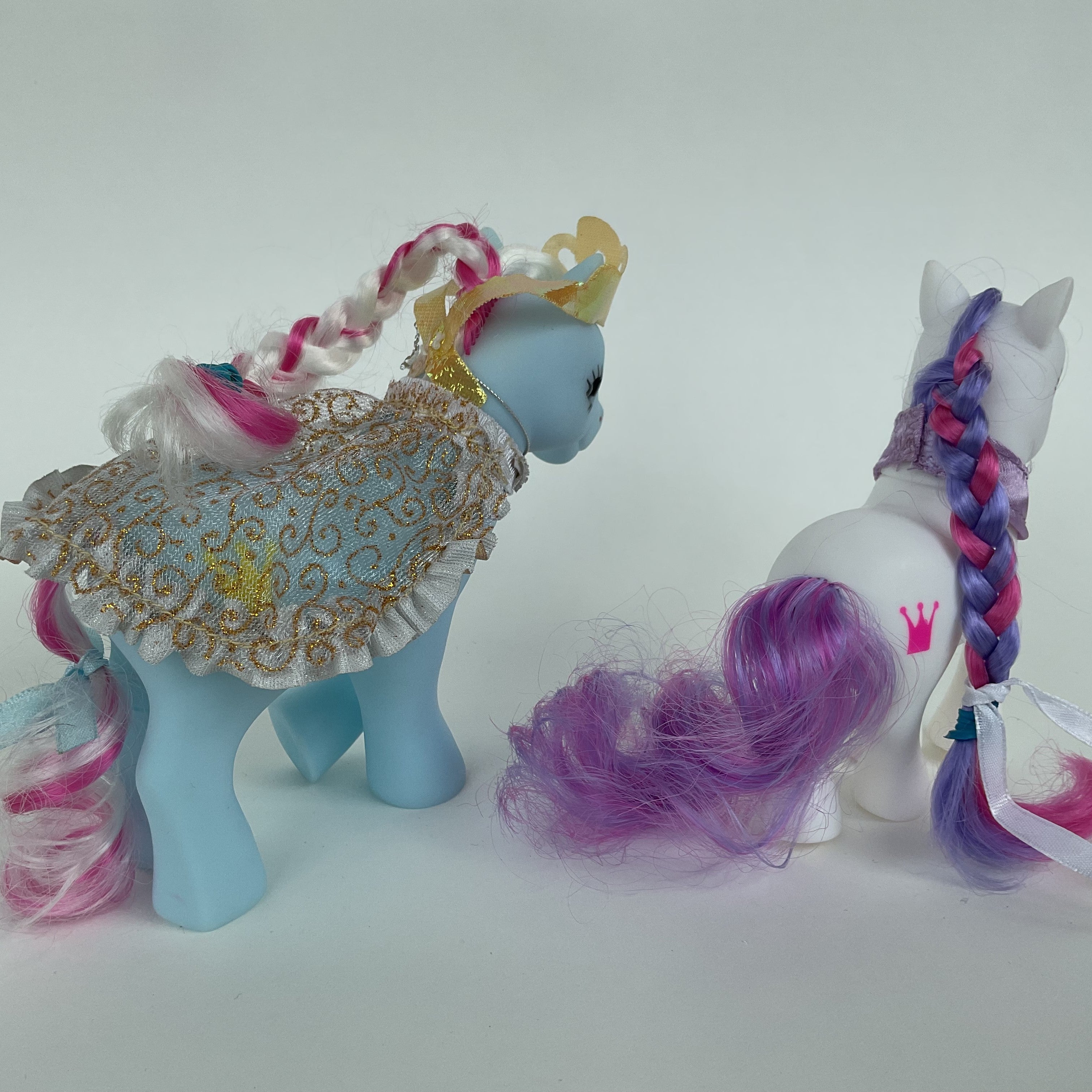 Ponyfigurer prinsesse- og bryllupssæt sælges samlet – ca. 12-14 cm