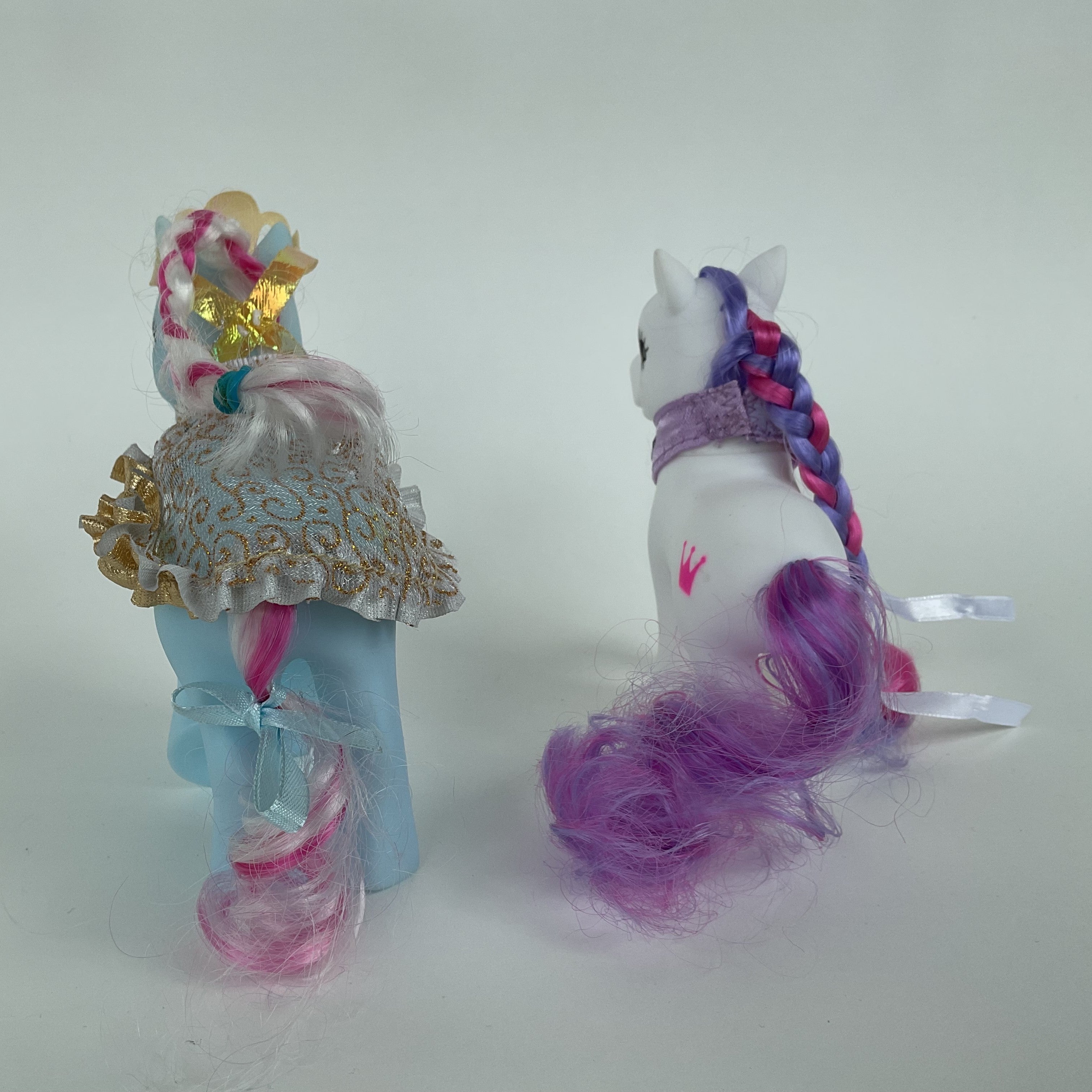 Ponyfigurer prinsesse- og bryllupssæt sælges samlet – ca. 12-14 cm