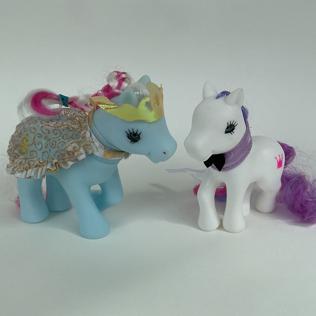Ponyfigurer prinsesse- og bryllupssæt sælges samlet – ca. 12-14 cm