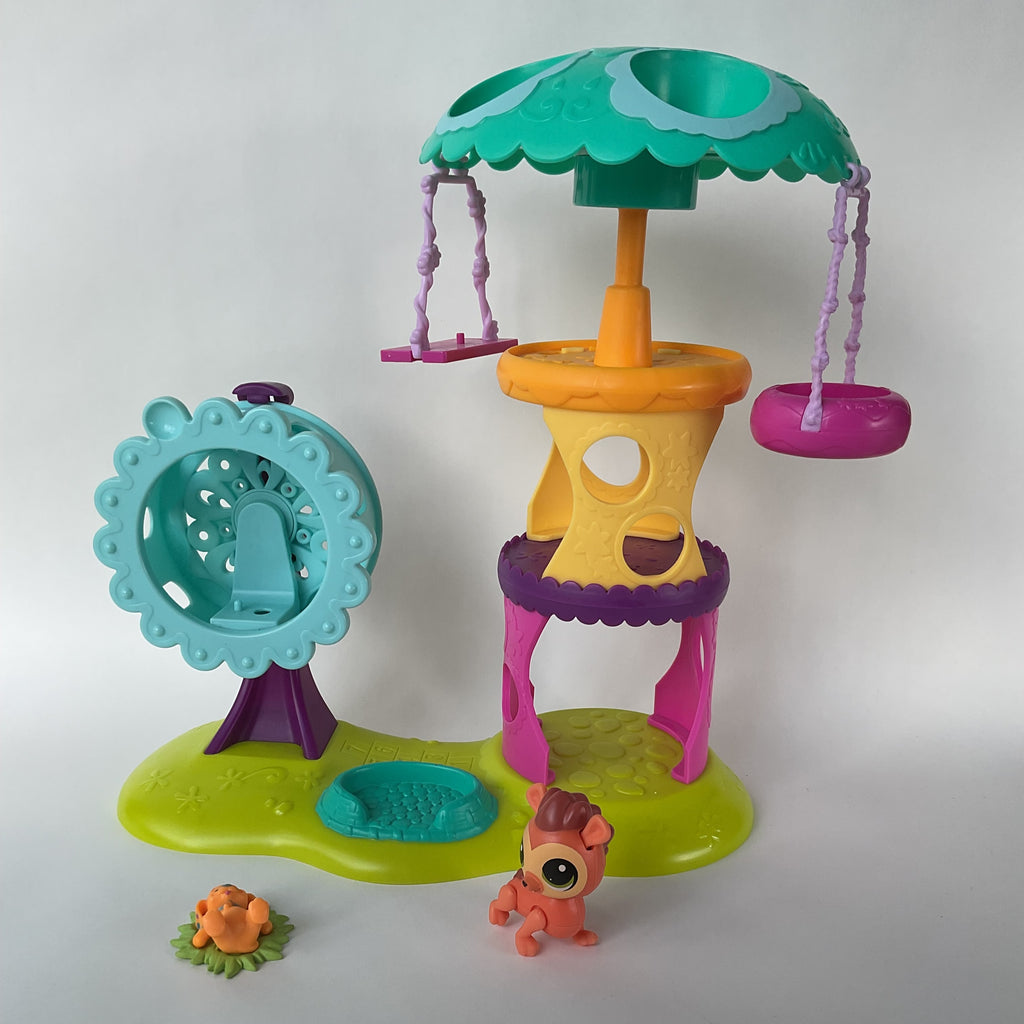 Pet Shop / kæledyrs legeplads med funktioner – str. ca. 35 x 30 cm