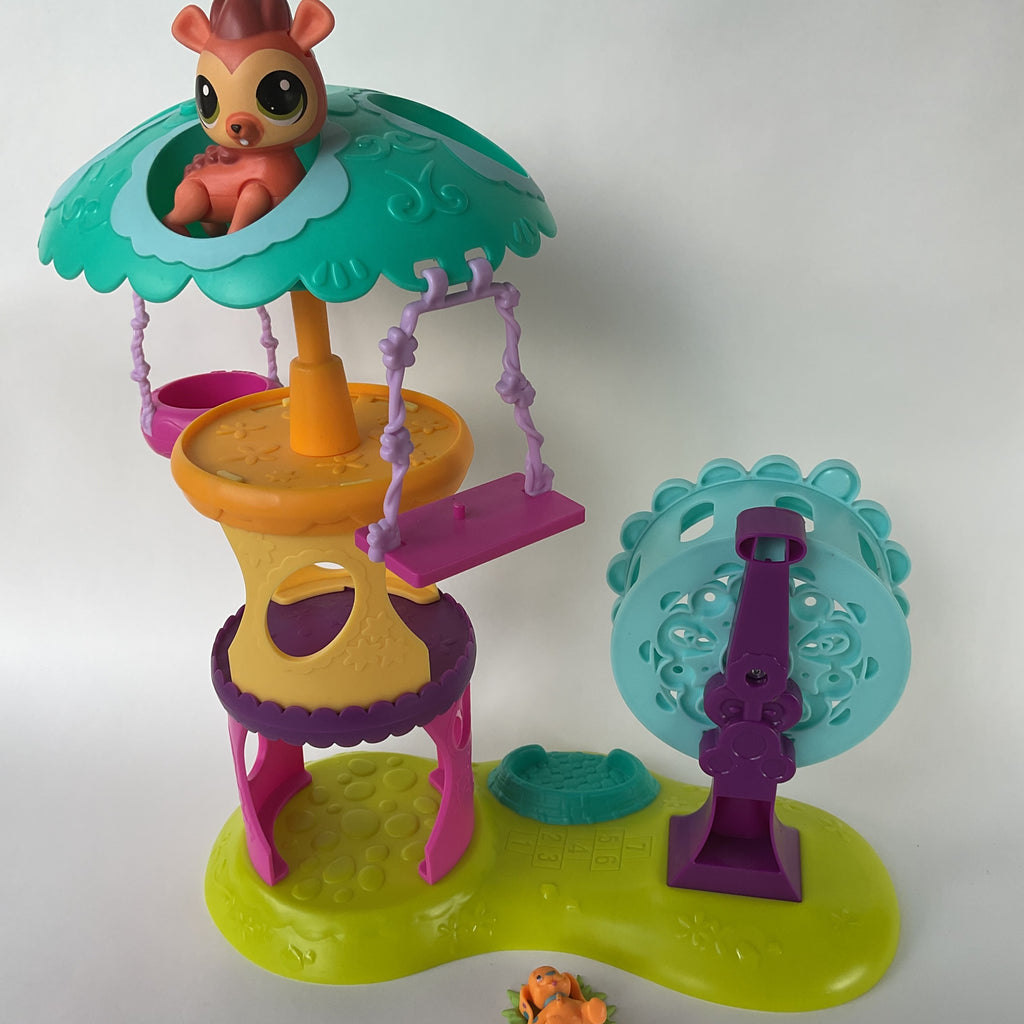 Pet Shop / kæledyrs legeplads med funktioner – str. ca. 35 x 30 cm