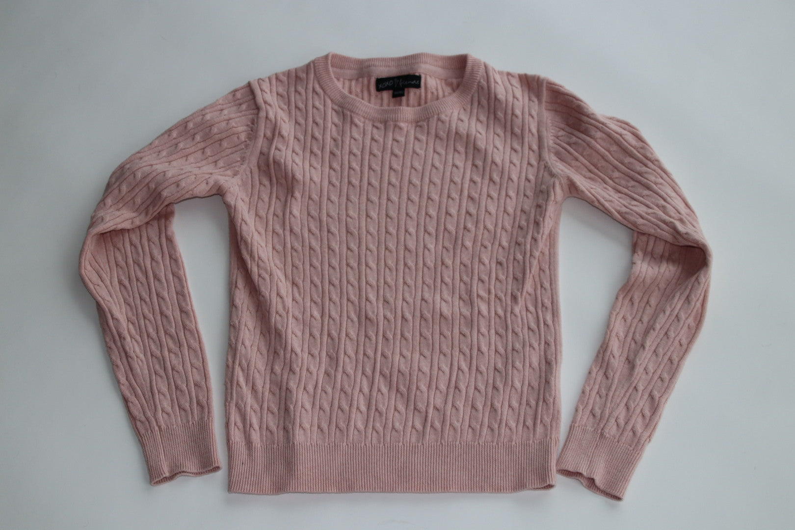 XOXO Friends kabelstrik ridebluse – str. 146/152 (11-12 år)