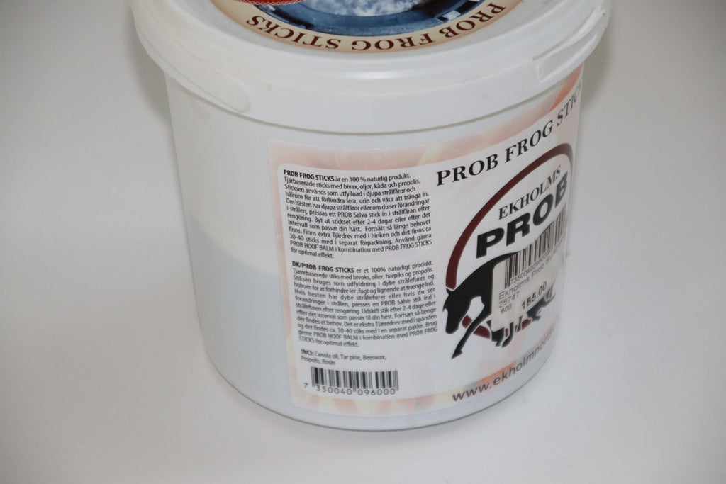 Ekholms Prob Frog Sticks – strålepleje / strålebehandling til hest – 600 g
