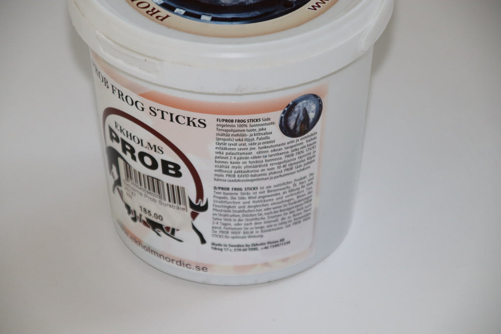 Ekholms Prob Frog Sticks – strålepleje / strålebehandling til hest – 600 g