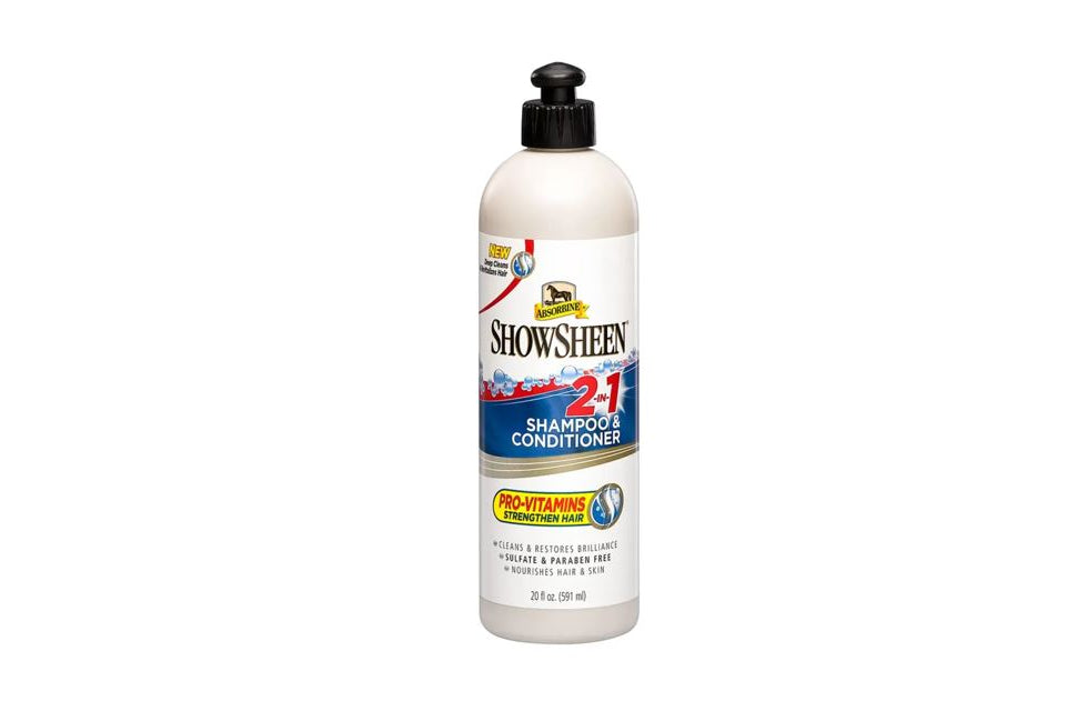 Absorbine ShowSheen 2-In-1 Shampoo & Conditioner. Hesteshampoo & balsam 591 ml