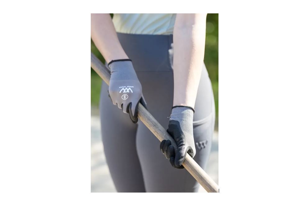 Handsker - Woof Wear Summer Yard Glove Black/Grey – Let staldhandske & ridehandske