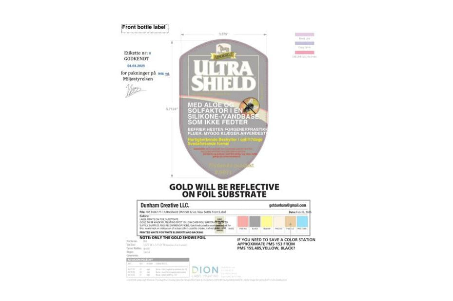Absorbine Ultrashield Black Fly Repellent. Insekt & fluespray 946 ml