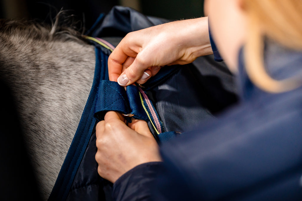 Horseware Amigo 1200D Plus Turnout Bundle 50g , inkl. hals, 100g & 200g liner - Regndækken / Overgangsdækken / Vinterdækken