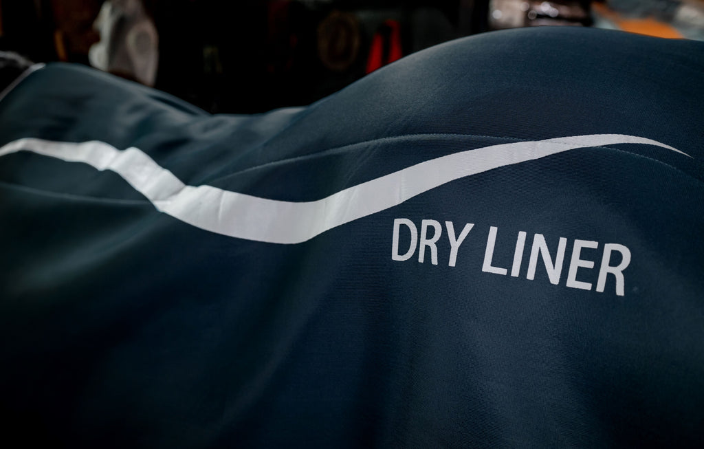 Horseware Dry Liner 50g - Tørrer hesten under dækkenet. Navi/Silver