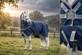 Horseware Amigo 1200D FieldSafe Plus Turnout 50g, inkl. hals - Regndækken / Overgangsdækken